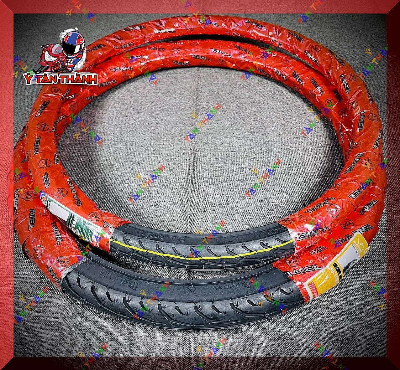 Cặp Vỏ Lốp Camel Gai Dunlop Số 45/90 & 50/100-17 MS88