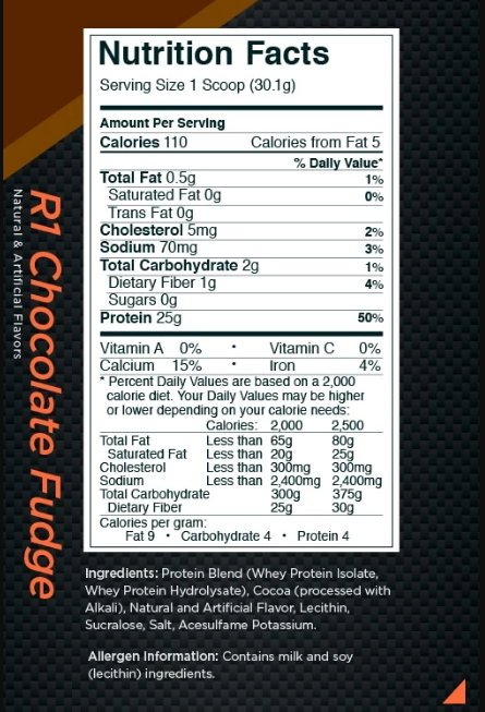 Sữa tăng cơ Rule 1 Protein Isolate/ Hydrolysate 2.4lb - 38 servings