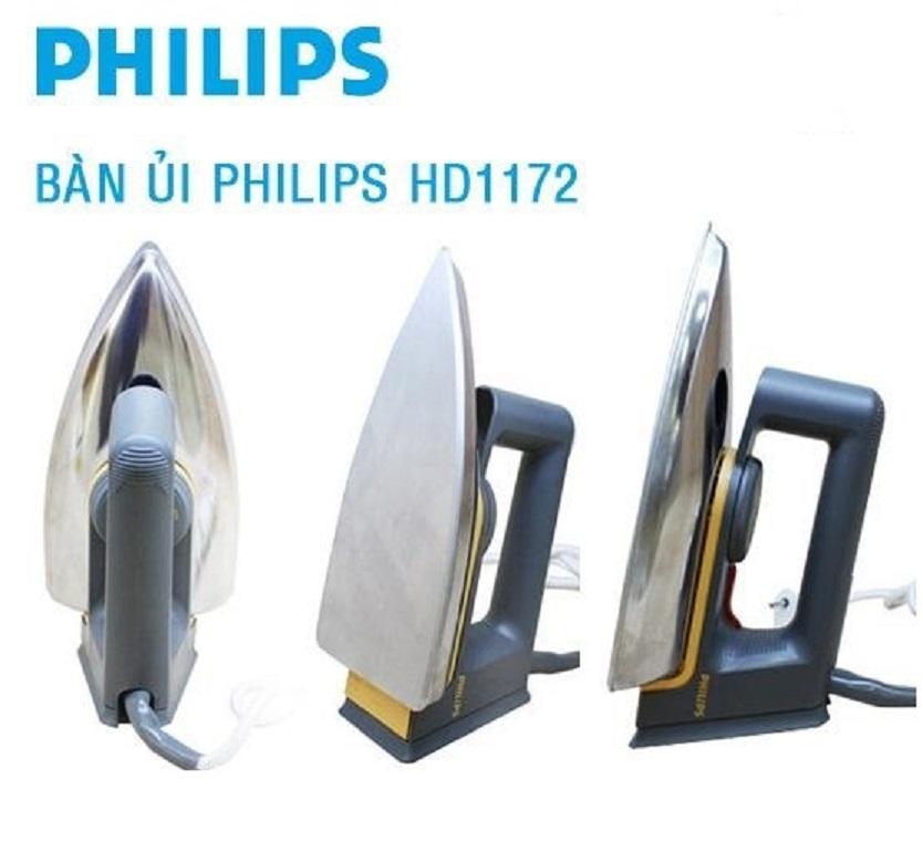 [HCM]Bàn ủi Philips HD1172 (Xám bạc) - Hàng nhập khẩu