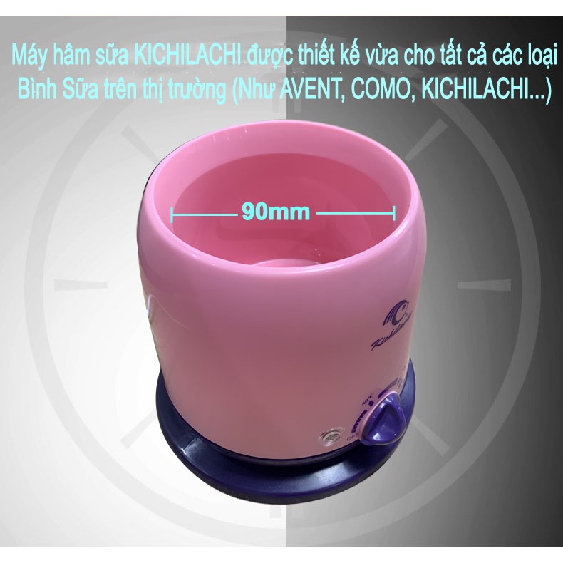 (Bảo hành 1 năm) Máy hâm sữa, ủ sữa đa chức năng Kichilachi Kichi