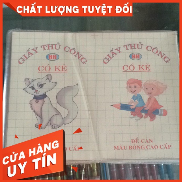 Giấy thủ công khổ A5 có dính sẵn