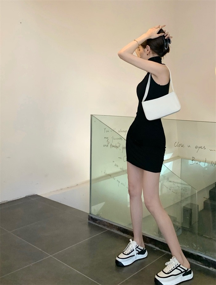 Đầm Nữ Body Cổ Lọ Sát Nách Basic - Tharo Clothing [DAM00018]