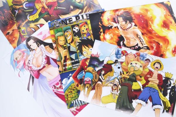[thanh lý bán lỗ] Bộ 8 tấm poster Anime - One Piece [AAM] [PGN23]
