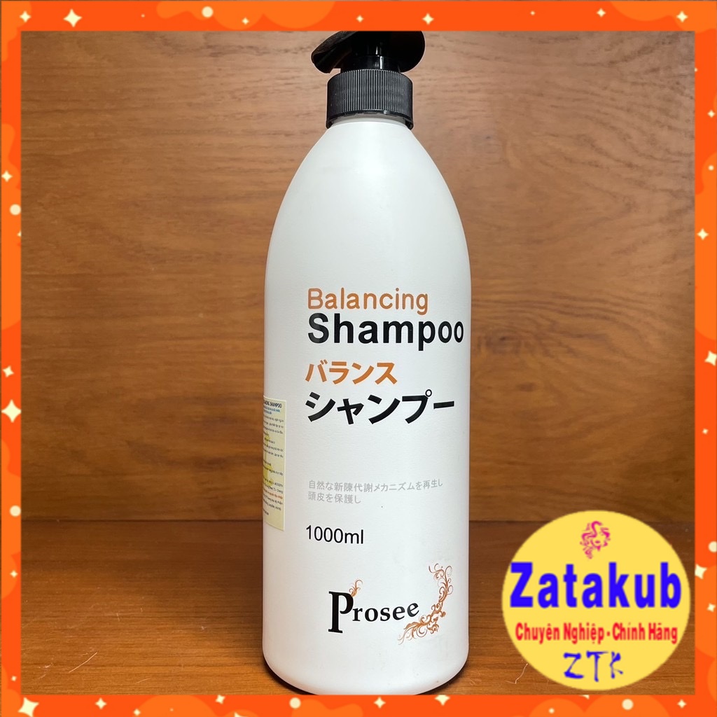 Dầu gội dành cho tóc gàu chống dầu, chống rụng tóc Prosee Balancing Shampoo AS14 1000ml