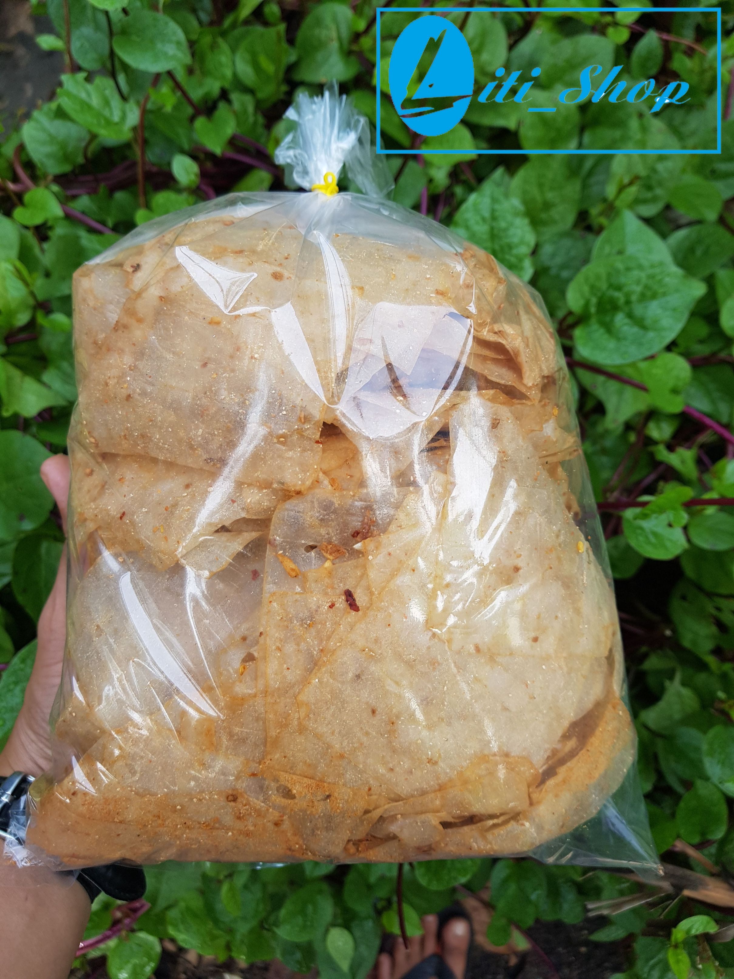 Bánh tráng trộn Muối nhuyễn - Tỏi phi (Bánh xì ke 500Gr)