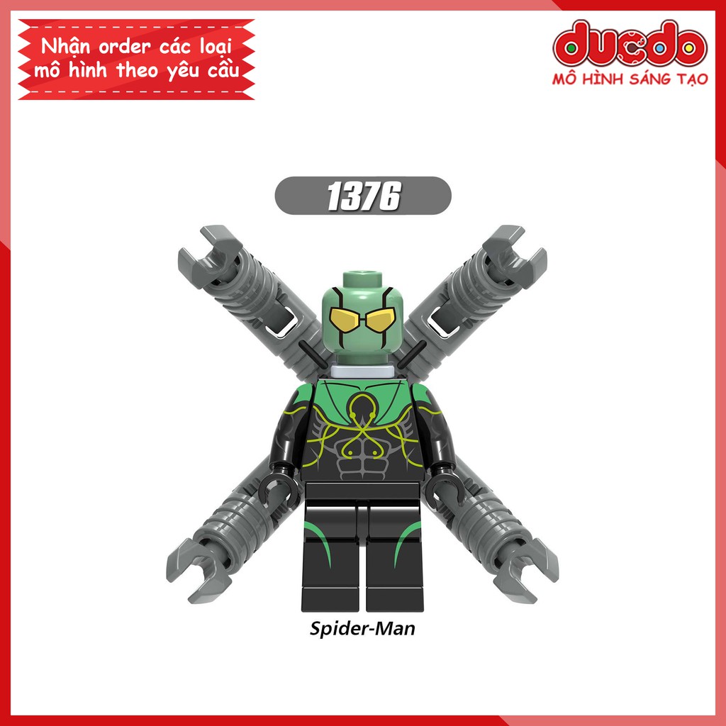 Minifigures các siêu anh hùng Iron Man, The Leader, Scream - Đồ chơi Lắp ghép Xếp hình Mini Mô hình XINH X0271