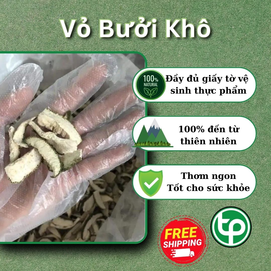Vỏ bưởi khô 1kg - Hàng khô cao cấp chuyên dùng để pha trà hoặc sắc nước uống