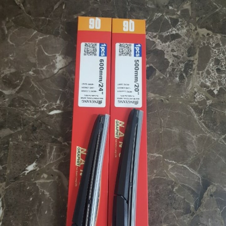 Bộ 2 thanh gạt nước mưa ô tô đa năng Nano cao cấp cho các xe Chevrolet, Daewoo: Cruze-Aveo-Captiva-Trax-Spark-Lacetti-Gentra-Lanos-Matiz-Orlando-Colorado​​​​​​​​​​​​​​