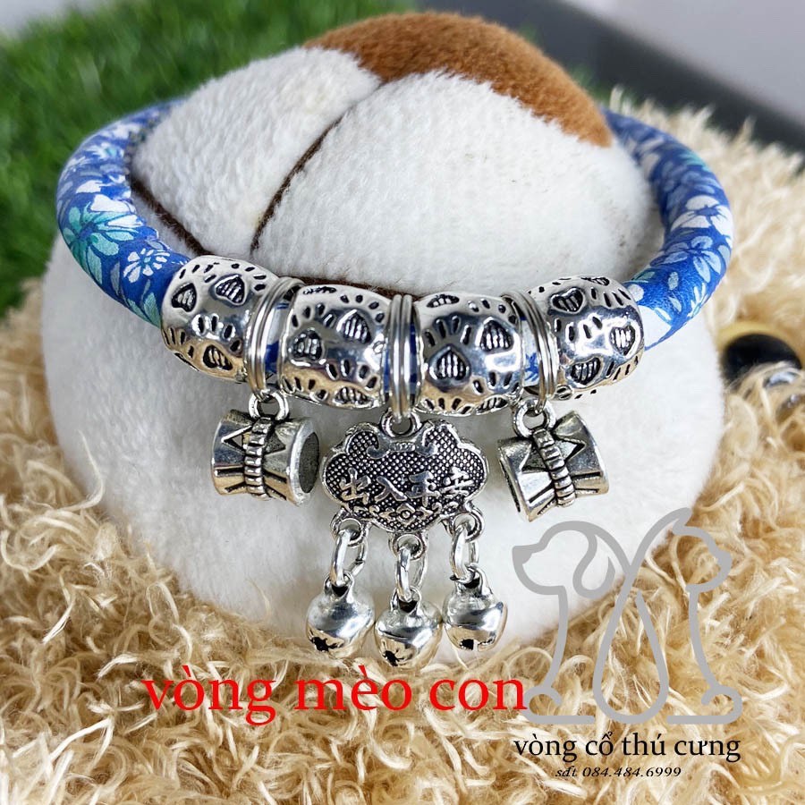 Vòng cổ mèo thần tài cho chó, mèo