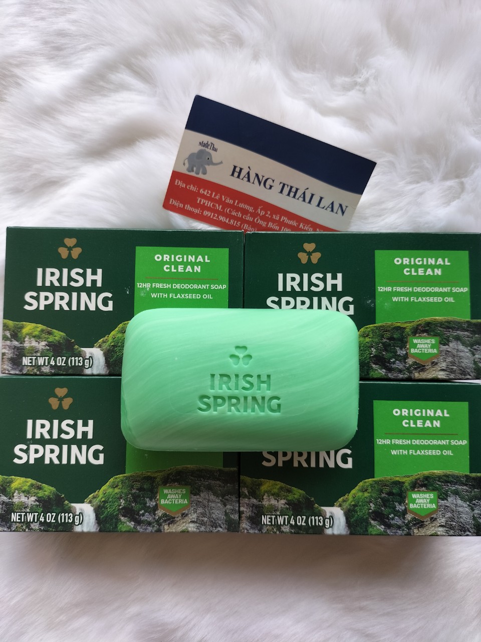 Combo 10 cục xà bông irish spring original 113g usa-xà phòng iris