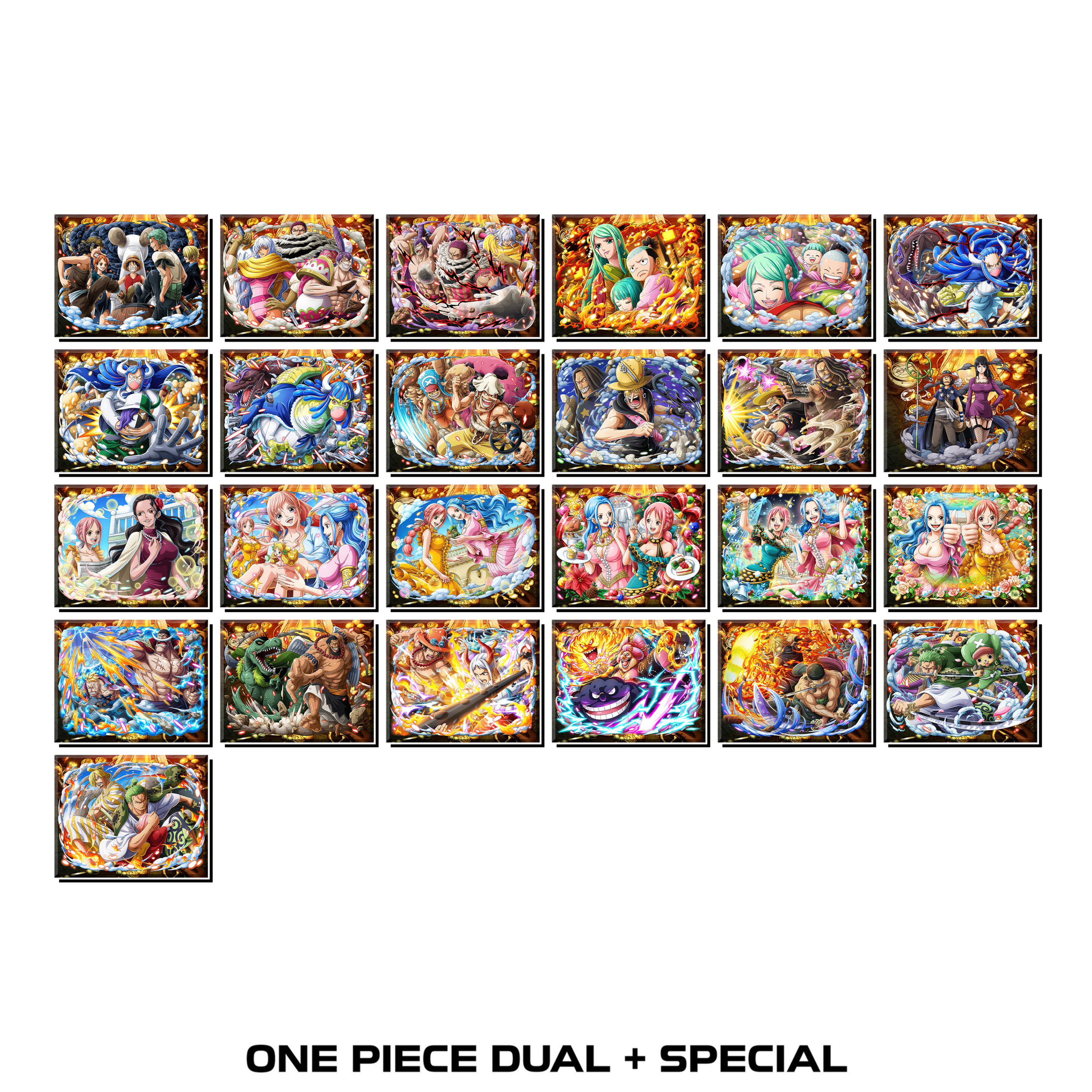 [Độc Quyền Phản Quang 7 Màu] - Phần 5 - Thẻ Bài One Piece - Dual Character & Special