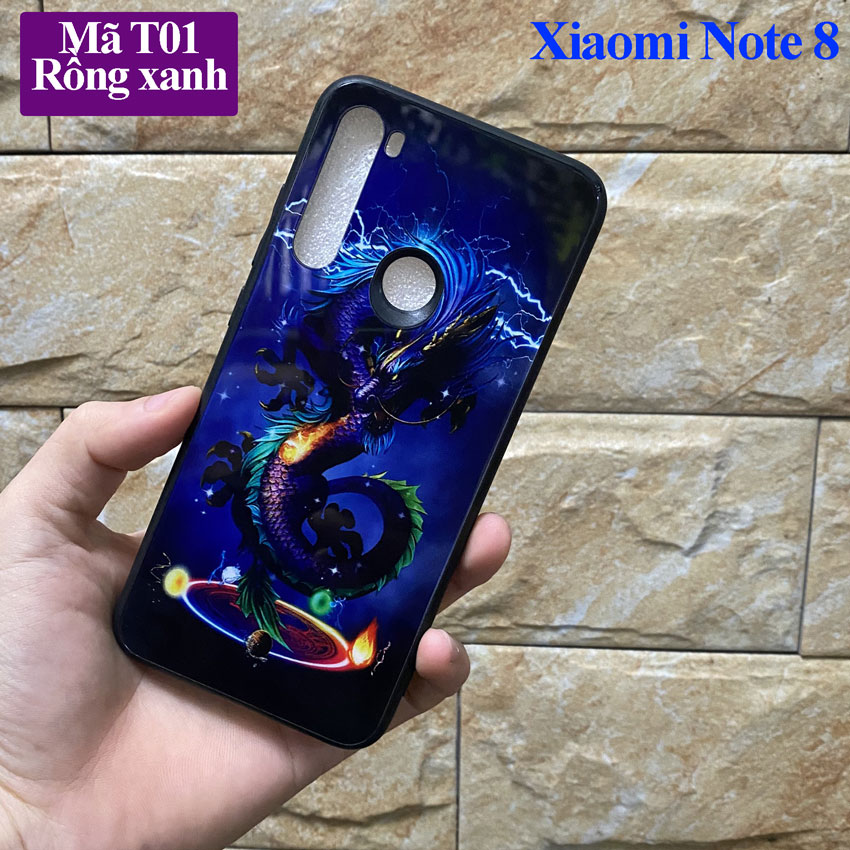ỐP LƯNG XIAOMI - Ốp điện thoại các dòng Mi8, Redmi Note8, Note8 Pro, Mi8 Lite, Note 9s, Note 7, Note 7 Pro mặt kính in 3D đẹp sang trọng