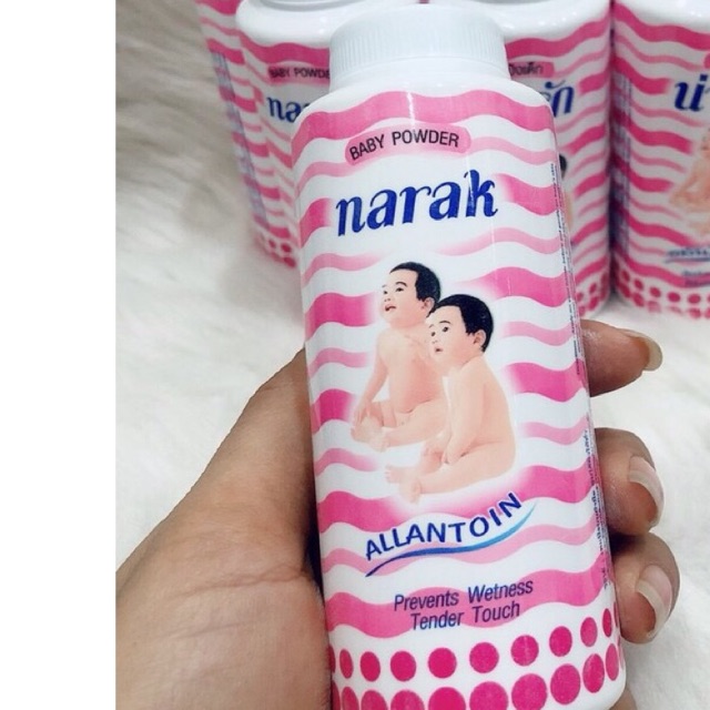 Sỉ 12 lọ phấn rôm em bé Narak Thái Lan