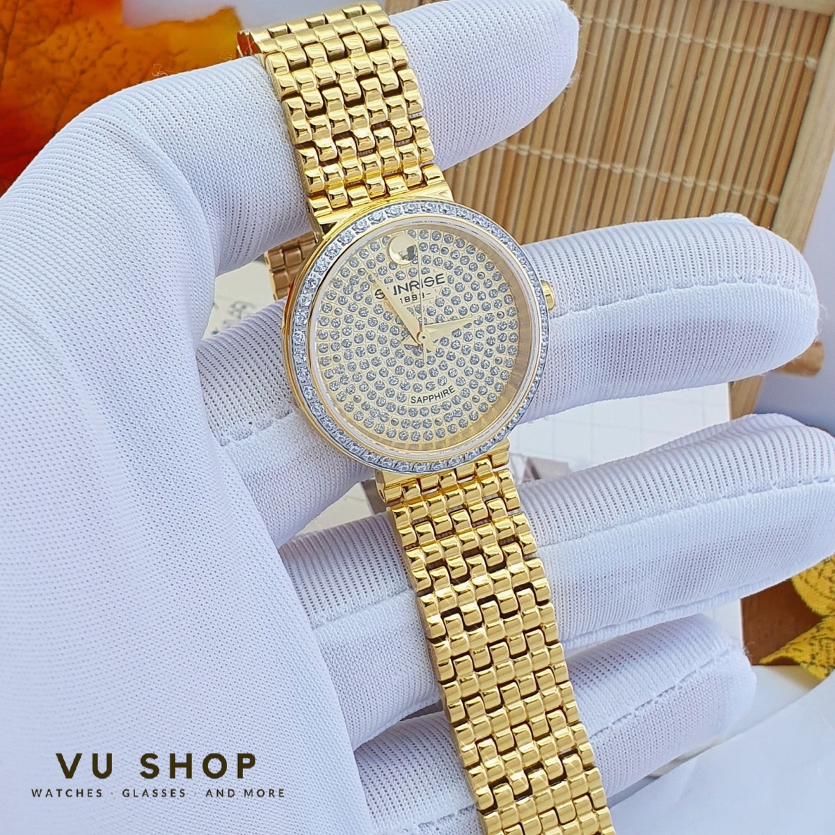 Đồng hồ nữ SUNRISE 9807AA Chính hãng