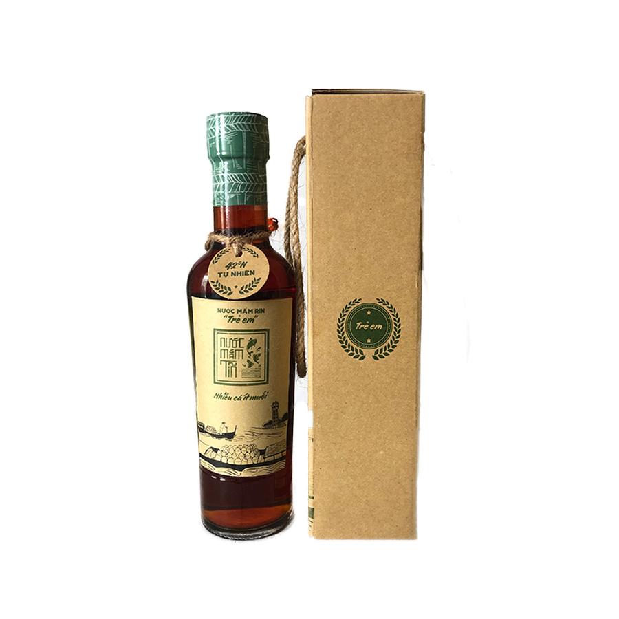 Nước mắm Tĩn Phan Thiết trẻ em 42 độ đạm xách 2 chai 250ml