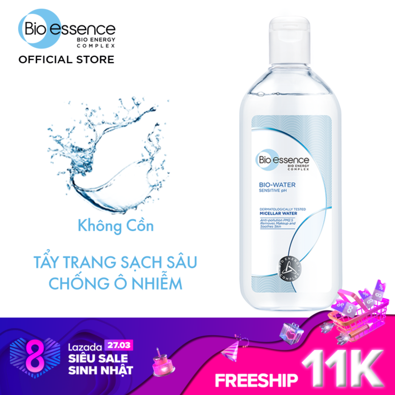 NƯỚC TẨY TRANG ẨM MƯỢT MỊN MÀNG BIO-ESSENCE BIO-WATER MICELLAR WATER 400ML