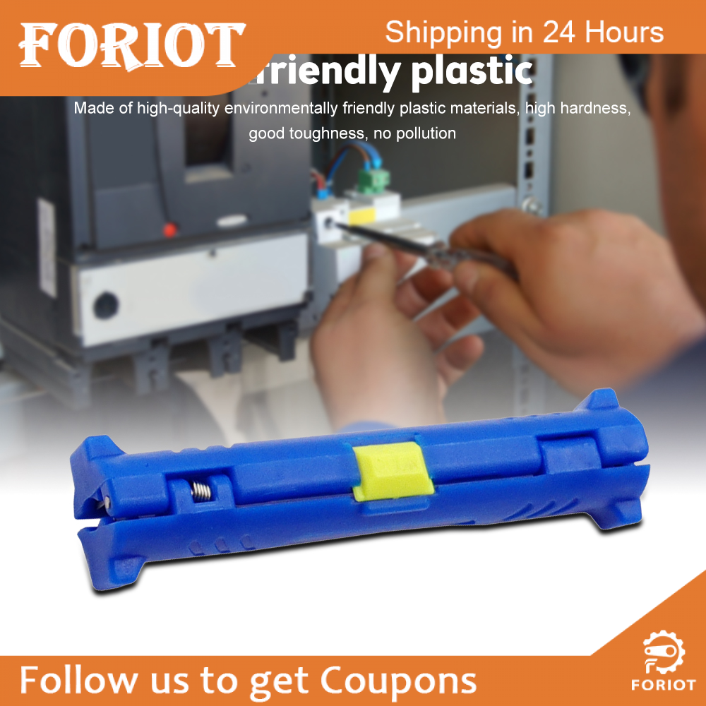 Foriot Multi-function Electric Wire Stripper Pen Rotary Coaxial Wire Cable Pen Cutter Stripping Machine Pliers Tool for Cable Puller
