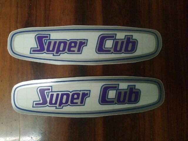 Bộ tem dán bình xăng Cub 79 hàng nhập Thái Lan
