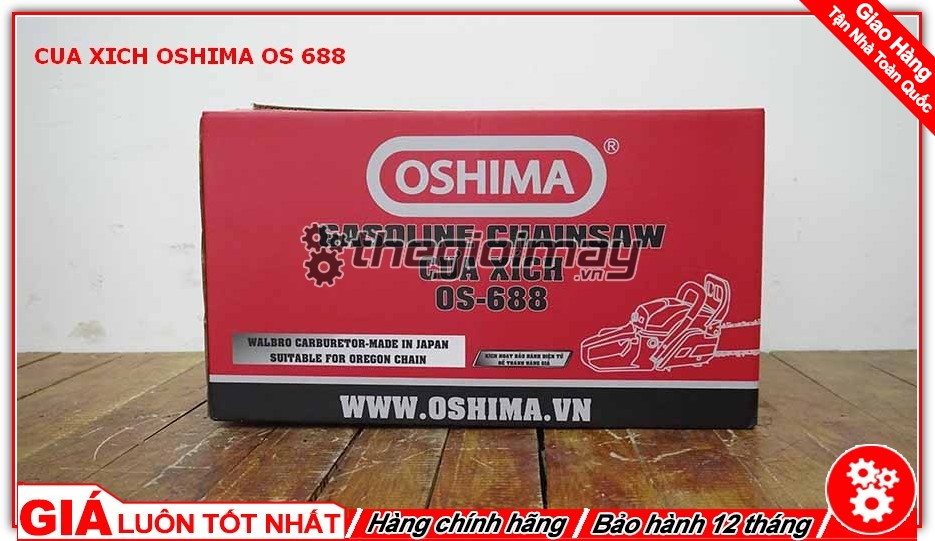 [HCM]Máy cưa xích oshima 688