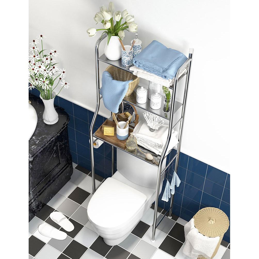 Kệ Để Đồ Sau Bồn Cầu INOX