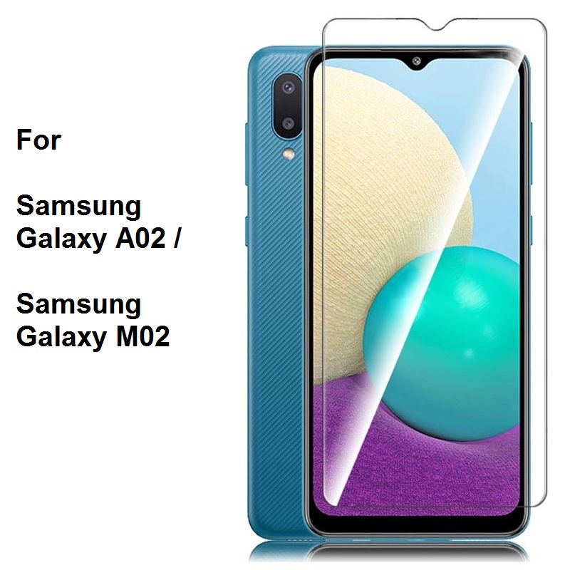Kính cường lực Samsung A02 / Samsung M02 (Trong suốt, Không Full Màn)