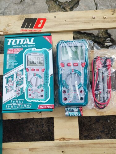 [HCM]Đồng hồ đo điện vạn năng 600A Total TMT47503