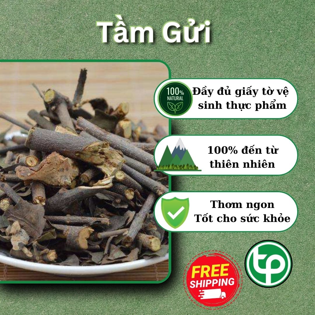 [Hàng loại 1] Tầm gửi khô 1kg cao cấp - Tấn Phát - Hỗ trợ cải thiện sức khoẻ xương khớp