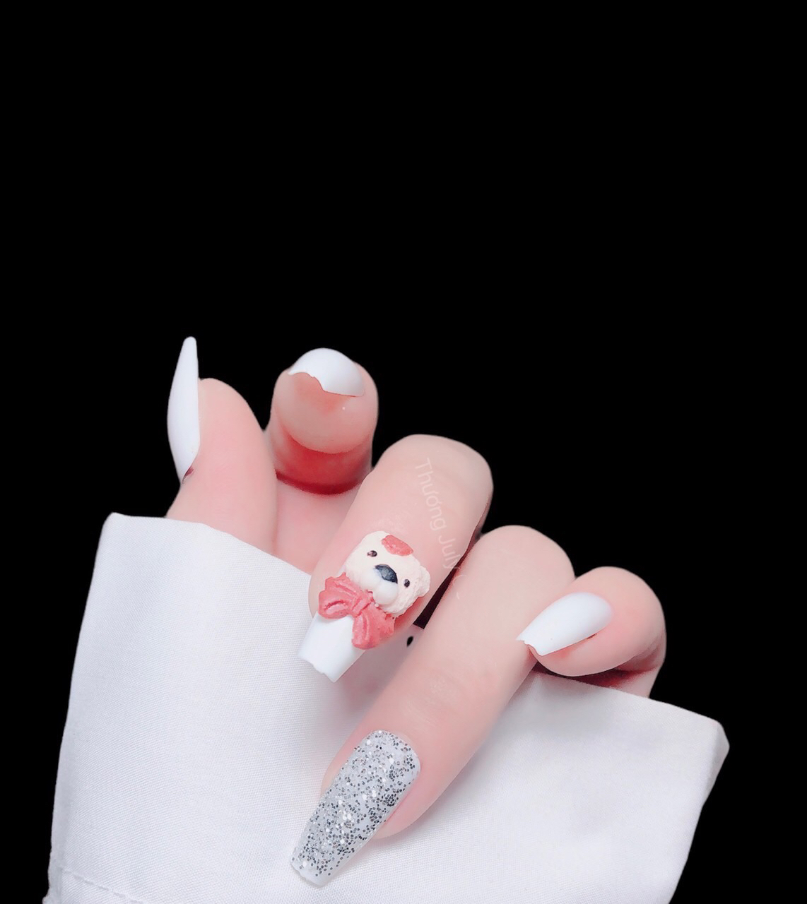 Móng Giả Đính Đá Tặng Keo Và Dũa