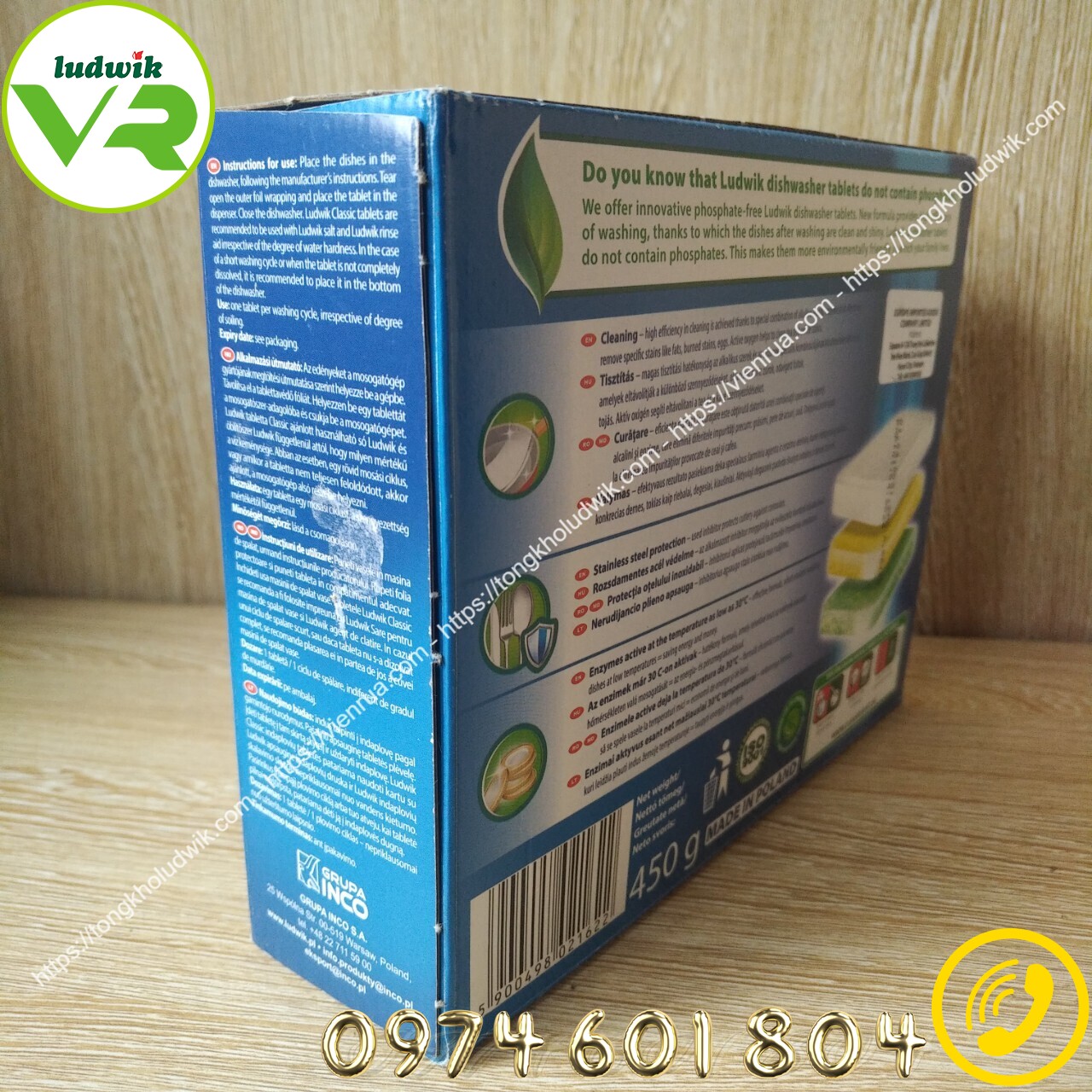 Viên rửa bát Ludwik Classic – Hộp 25 viên