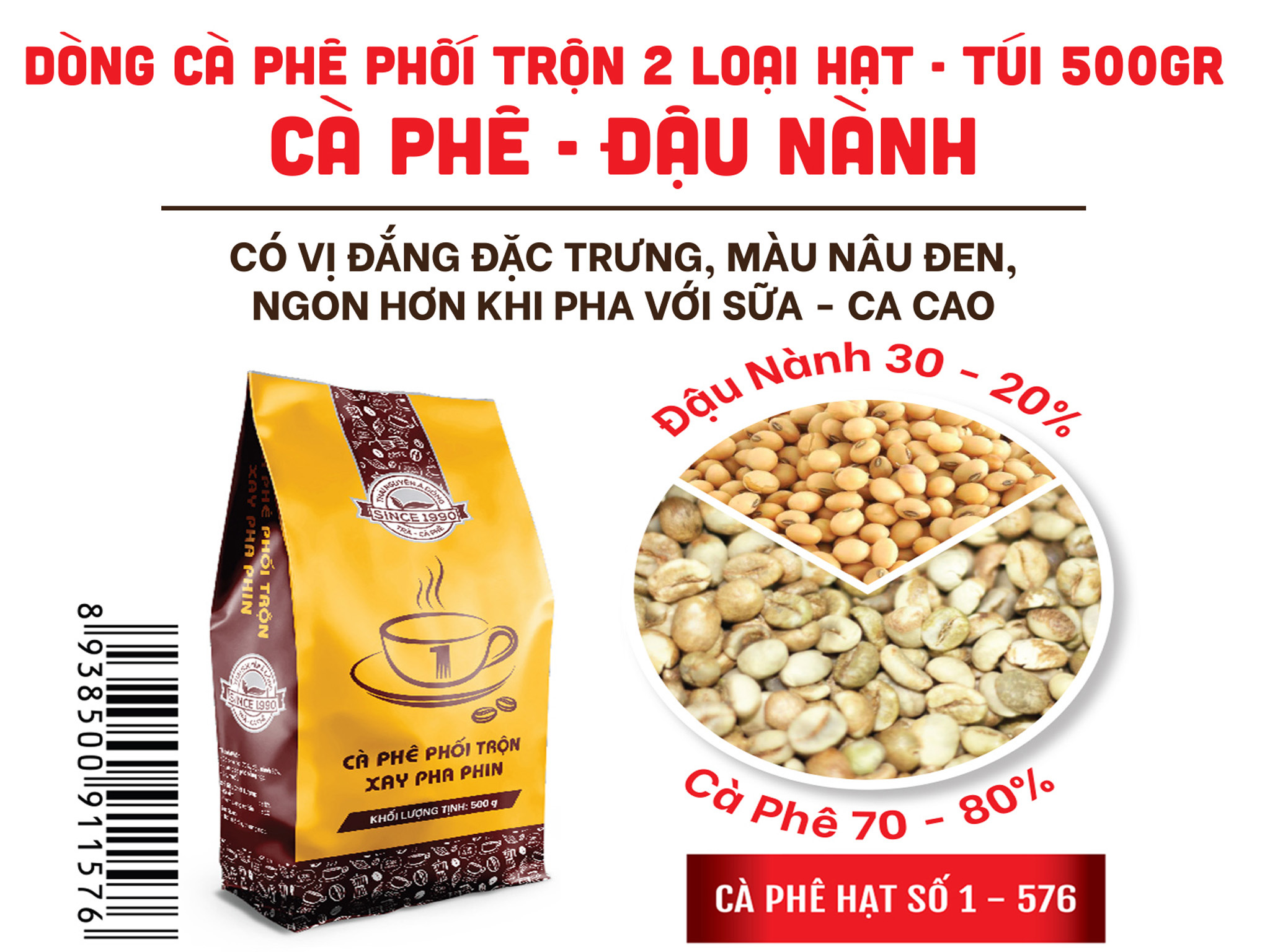 0.5kg Cà phê số 1