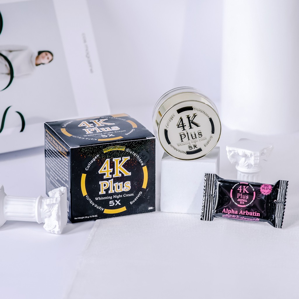 Kem Dưỡng Trắng Da 4K Plus Whitenning White Cream