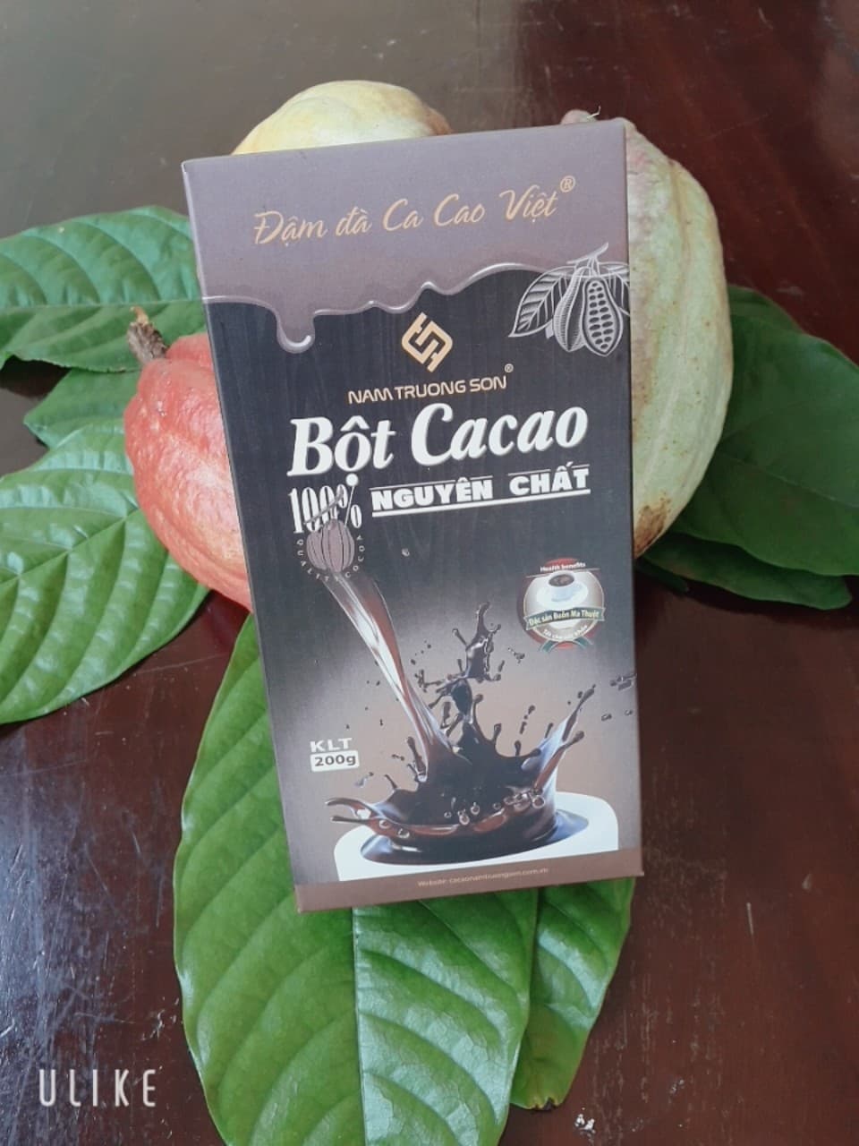 Bột Cacao hộp 200gr Nam Trường Sơn (ĐẶC SẢN BUÔN ME THUỘT)