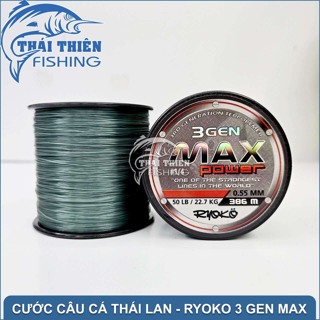 Dây cước câu cá ryoko 3 gen max power