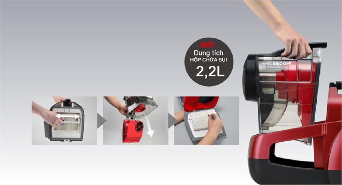 [Trả góp 0%]Máy hút bụi hộp Panasonic MC-CL789RN49 - [Hàng chính hãng] [Gian hàng uy tín]
