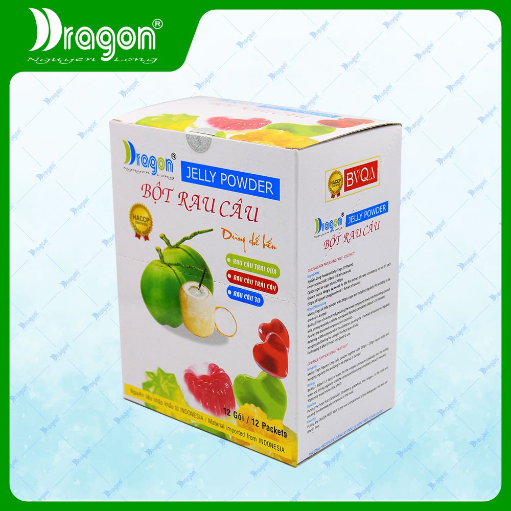 Bột Rau Câu DRAGON (12 gói x 10g)