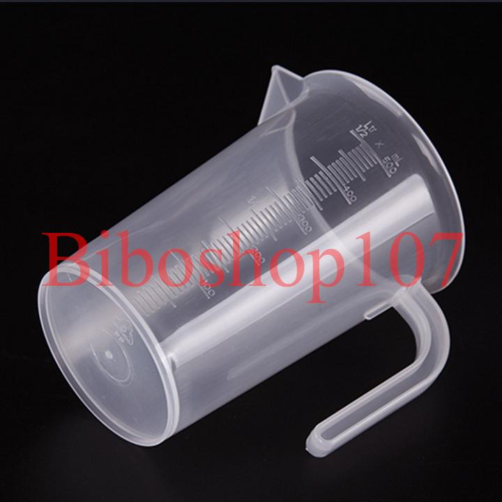 Ca đong nhựa chia định lượng 500ml (mẫu mới)