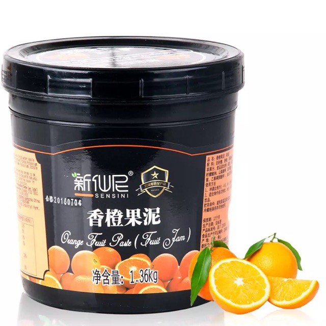 Mứt Cam Vàng Sensini (hộp 1,36kg)