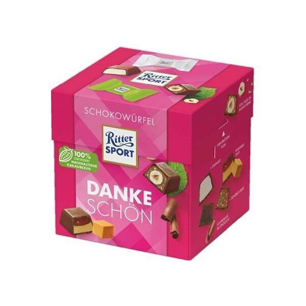 Hộp Socola Đức Ritter Sport Schokowurfel 176g