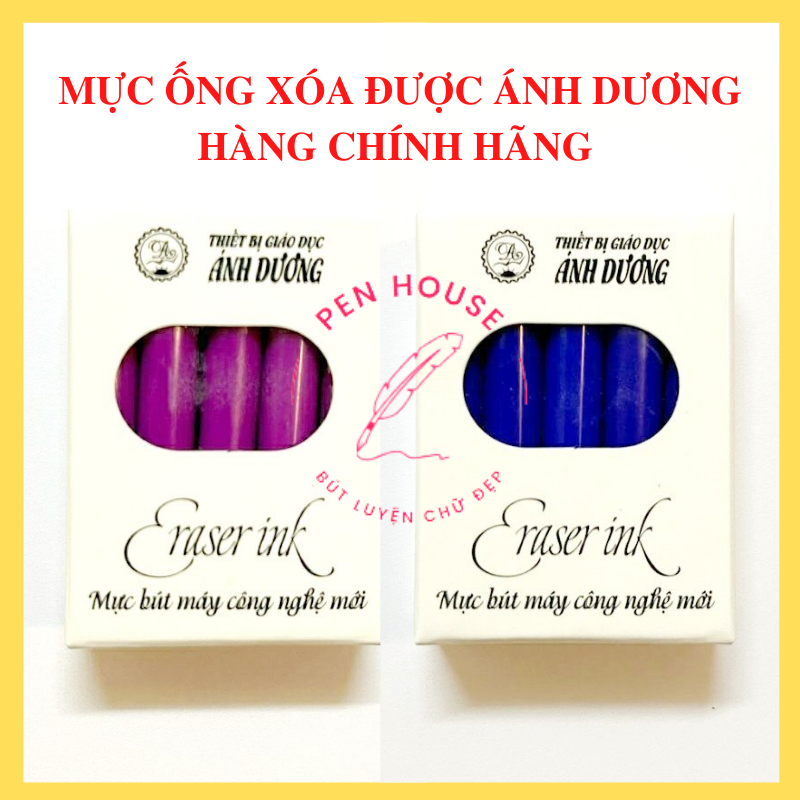 Mực ống xóa được Ánh Dương hàng chính hãng không cần bơm mực