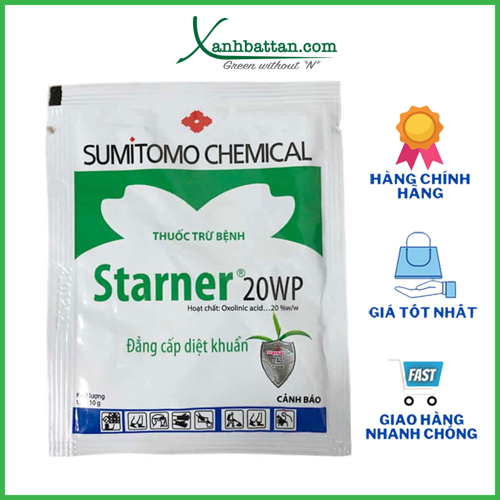 Thuốc Trị Vi Khuẩn Starner 20WP Cho Lan Và Cây Kiểng
