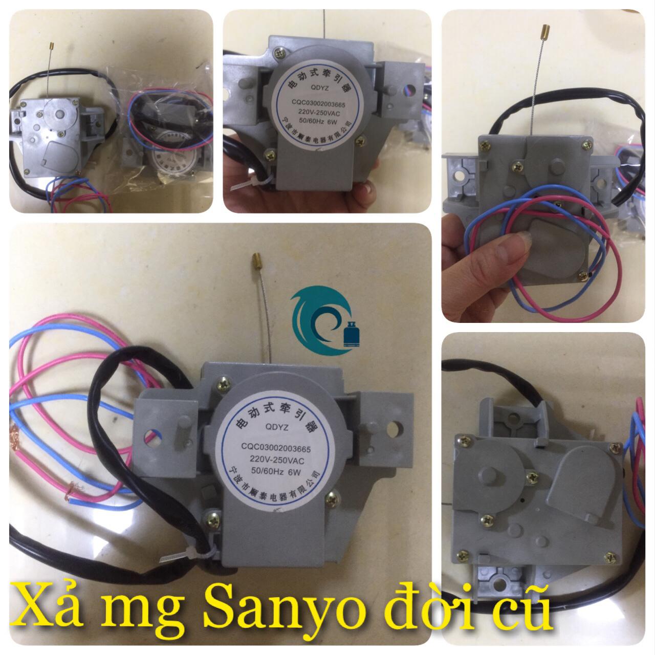 xả máy giật Sanyo