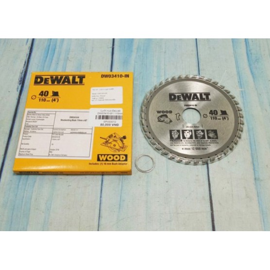 Lưỡi cưa Dewalt DW03410-B1 110mm