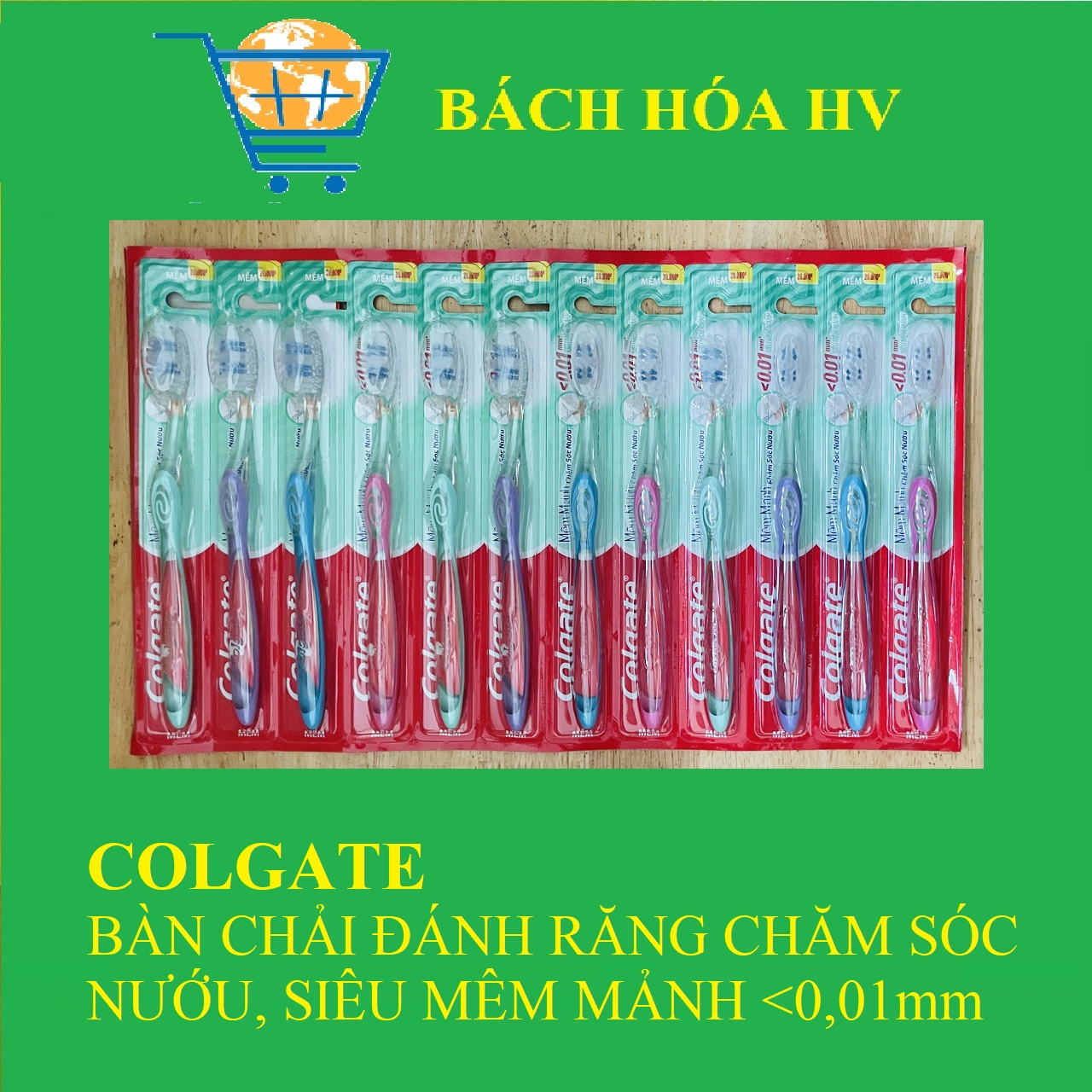 COLGATE bàn chải đánh răng mềm mảnh - BACH HOA HV