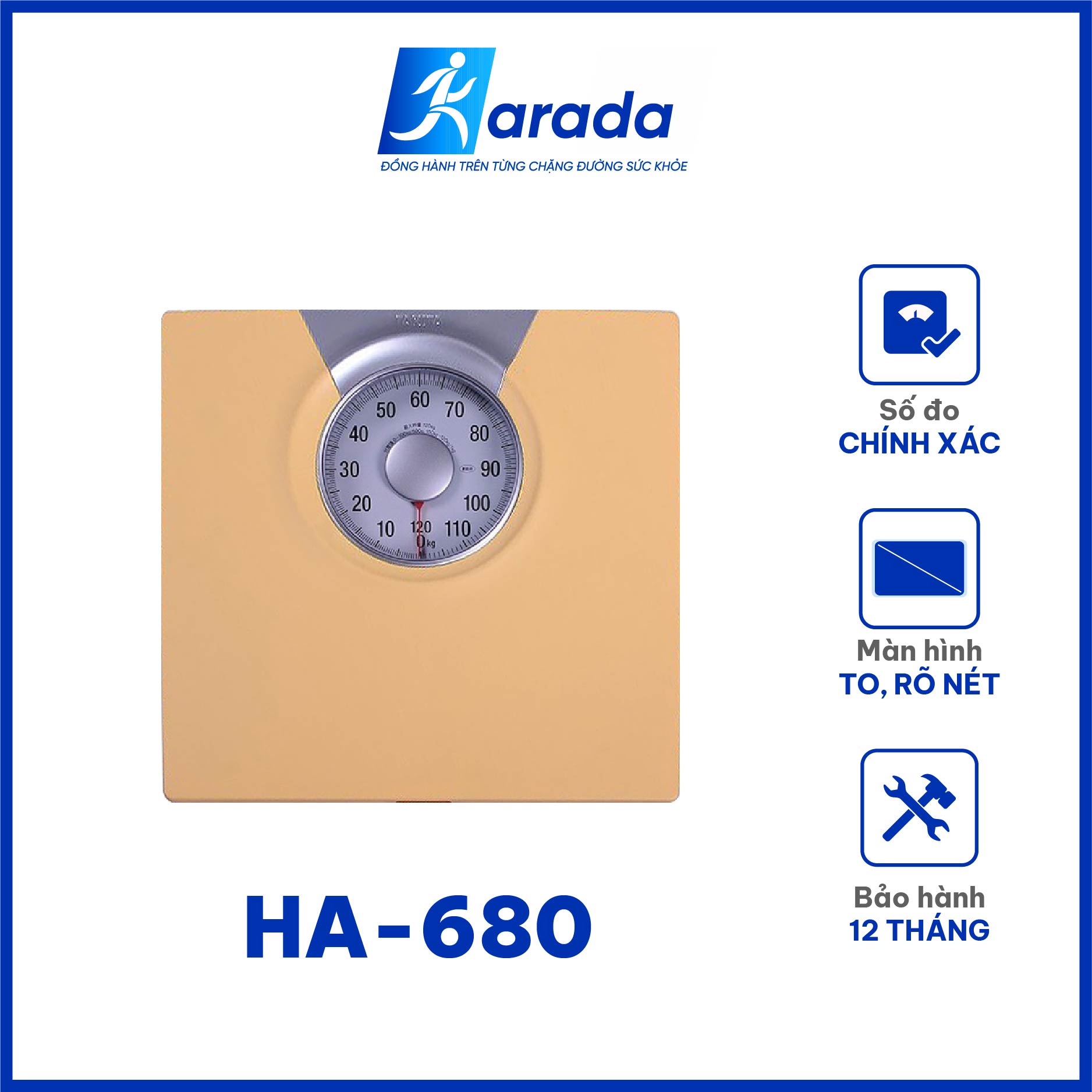 Cân Sức Khỏe Cơ Học KARADA 3 Màu Lựa Chọn TANITA HA-680