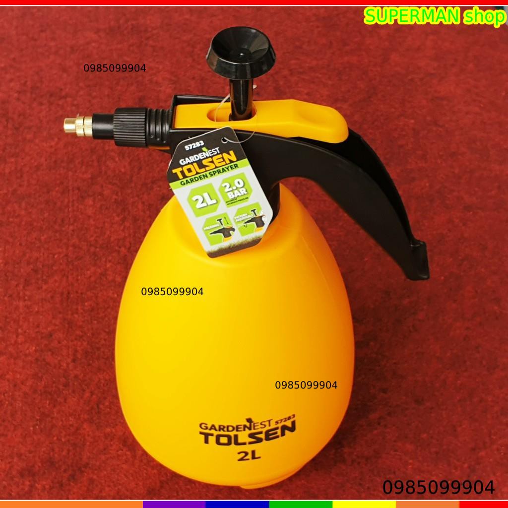 Bình xịt nước tưới cây 2 lít phun sương cao cấp siêu bền tolsen 57281 2l
