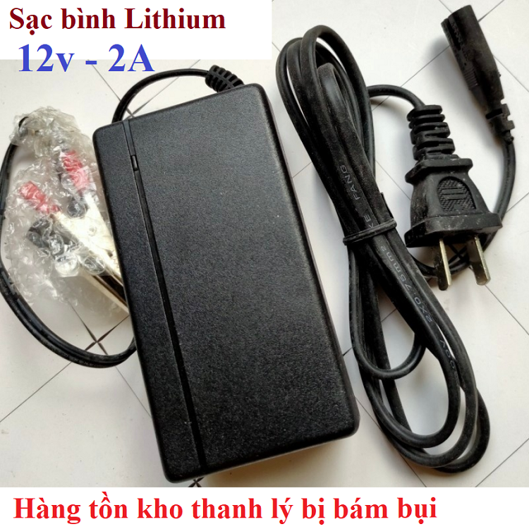 Sạc bình Acquy tự động 12V đầu kẹp hoặc phích cái 3 chấu