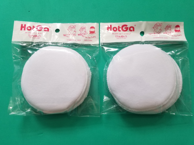 Miếng lót thấm sữa Hotga vải giặt được combo 8 miếng