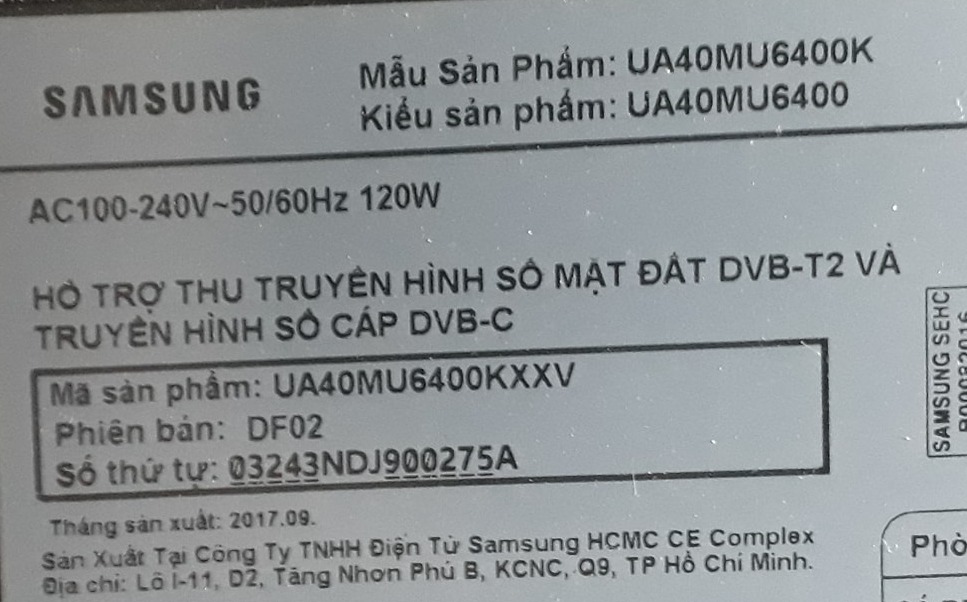 Bo mạch 43MU6400