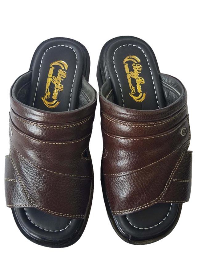 Biggben Men's Slippers High Quality Genuine Cow Leather Dnb125