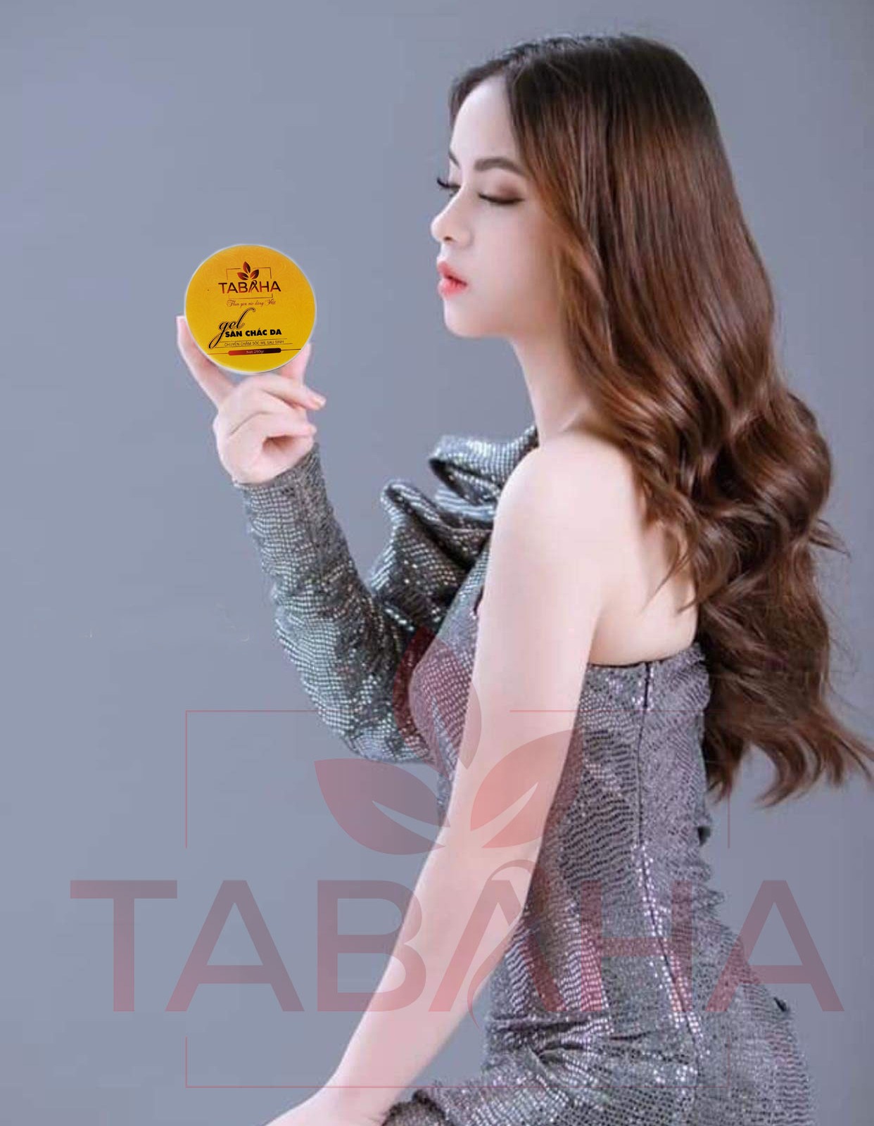 Kem tan mỡ bụng đùi cánh tay Tabaha mờ rạn da tặng thước đo